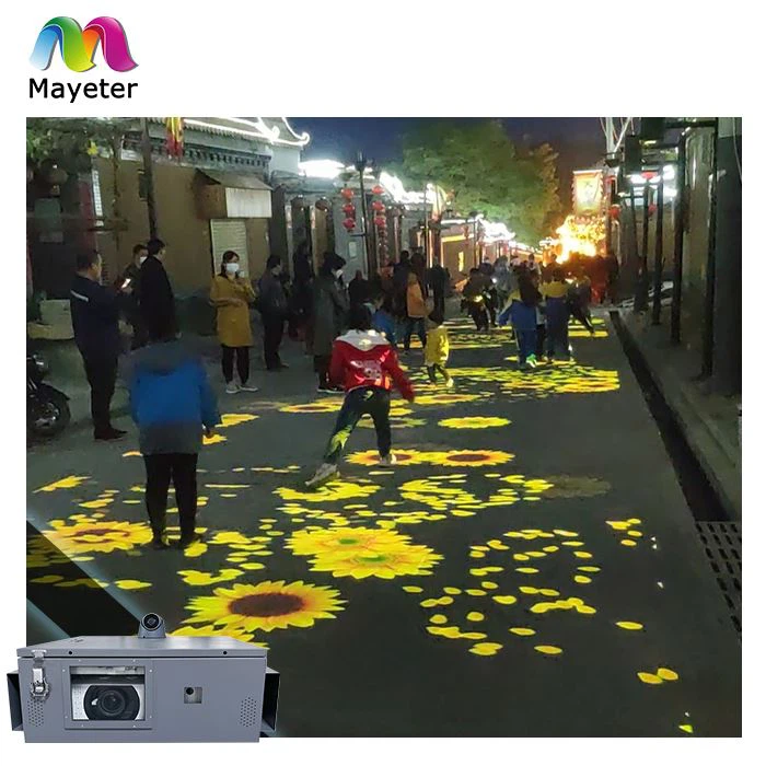 इंटरैक्ट डिस्प्ले फ़्लोर इंटरैक्ट प्रोजेक्शन सिस्टम